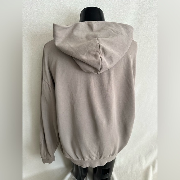 Taylor Swift The Tortured Poets Department Women’s XL Tan TTPD Embossed Hoodie - Picture 5 of 9